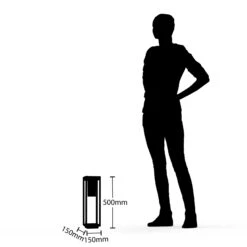 Lindby Abilum Sockelleuchte, Dunkelgrau, 50 Cm -Paulmann Verkaufsgeschäft 9647116 6