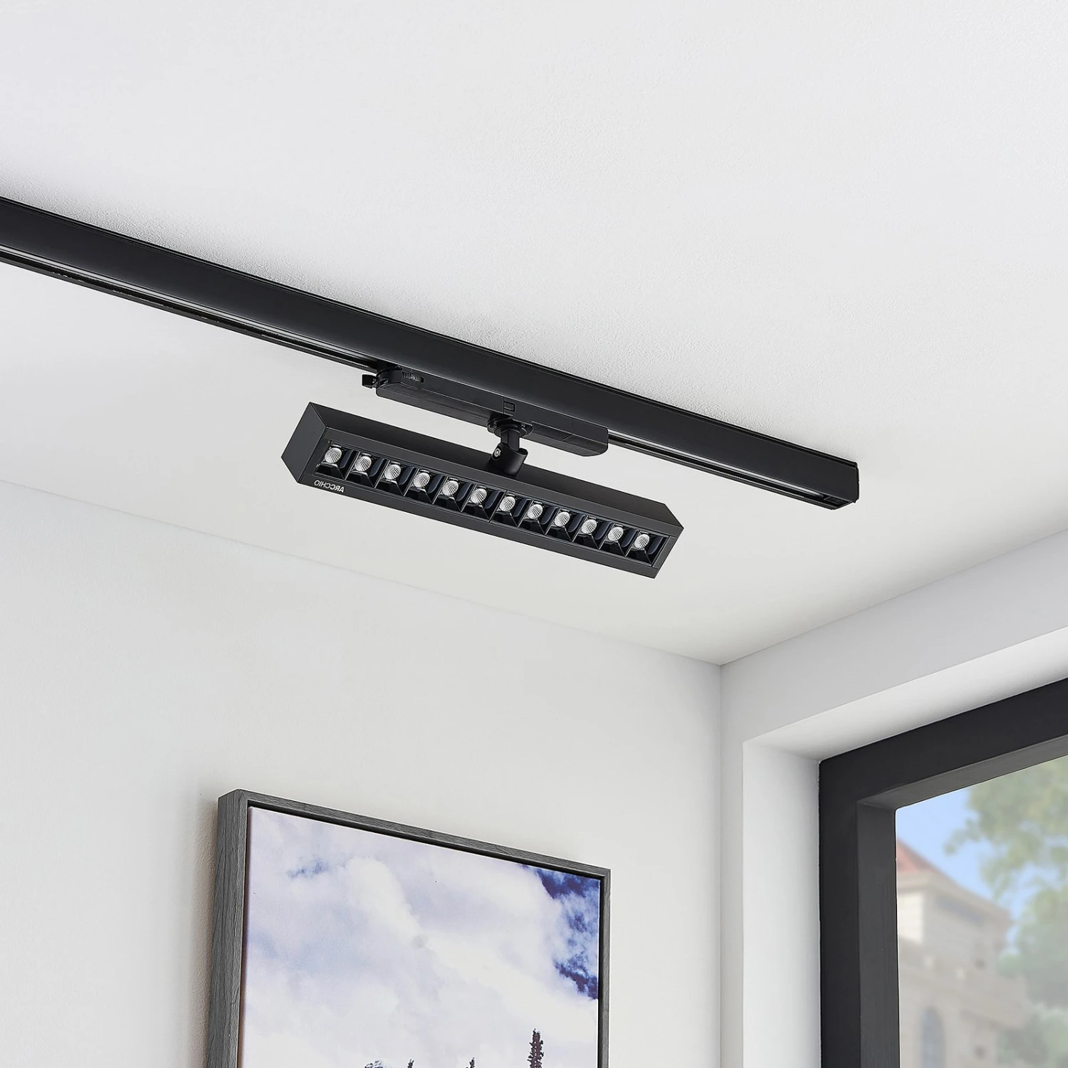 Arcchio Millay LED-Schienenstrahler Schwarz 4000K 3 Arcchio Millay LED-Schienenstrahler Schwarz 4000K – Bild 3