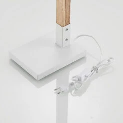 Lindby Calliora Tischlampe, Weiß, Metall Und Holz 12 Lindby Calliora Tischlampe, Weiß, Metall Und Holz -Paulmann Verkaufsgeschäft 9921087 3
