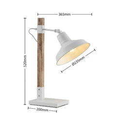 Lindby Calliora Tischlampe, Weiß, Metall Und Holz 13 Lindby Calliora Tischlampe, Weiß, Metall Und Holz -Paulmann Verkaufsgeschäft 9921087 4