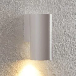 Arcchio Dilana Wandleuchte, Rund, 1-fl., Weiß