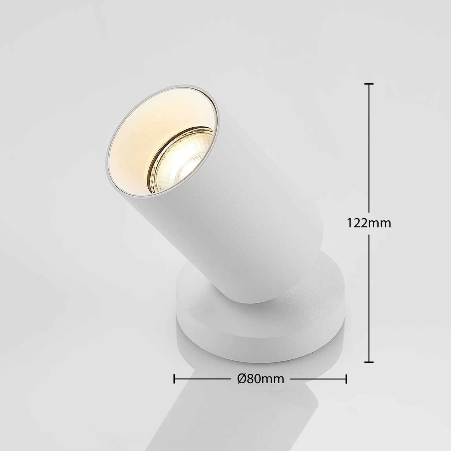 Arcchio BrinjaStrahler, Rund, 1-fl., Weiß 7 Arcchio BrinjaStrahler, Rund, 1-fl., Weiß – Bild 7