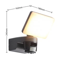 Lindby Melamika LED-Außenstrahler, Sensor -Paulmann Verkaufsgeschäft 9932054 4