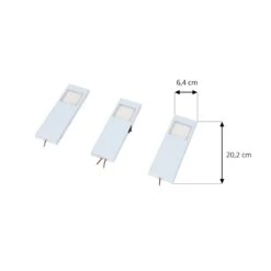 Prios Lorna LED-Unterbauleuchte Edelstahl 3 Stück 9 Prios Lorna LED-Unterbauleuchte Edelstahl 3 Stück -Paulmann Verkaufsgeschäft 9934130 2