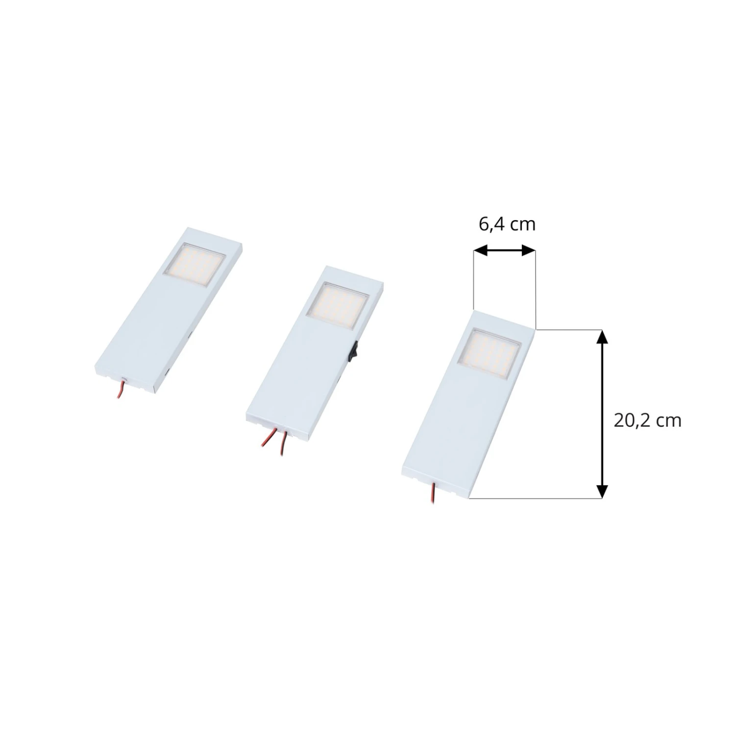 Prios Lorna LED-Unterbauleuchte Edelstahl 3 Stück 3 Prios Lorna LED-Unterbauleuchte Edelstahl 3 Stück – Bild 3