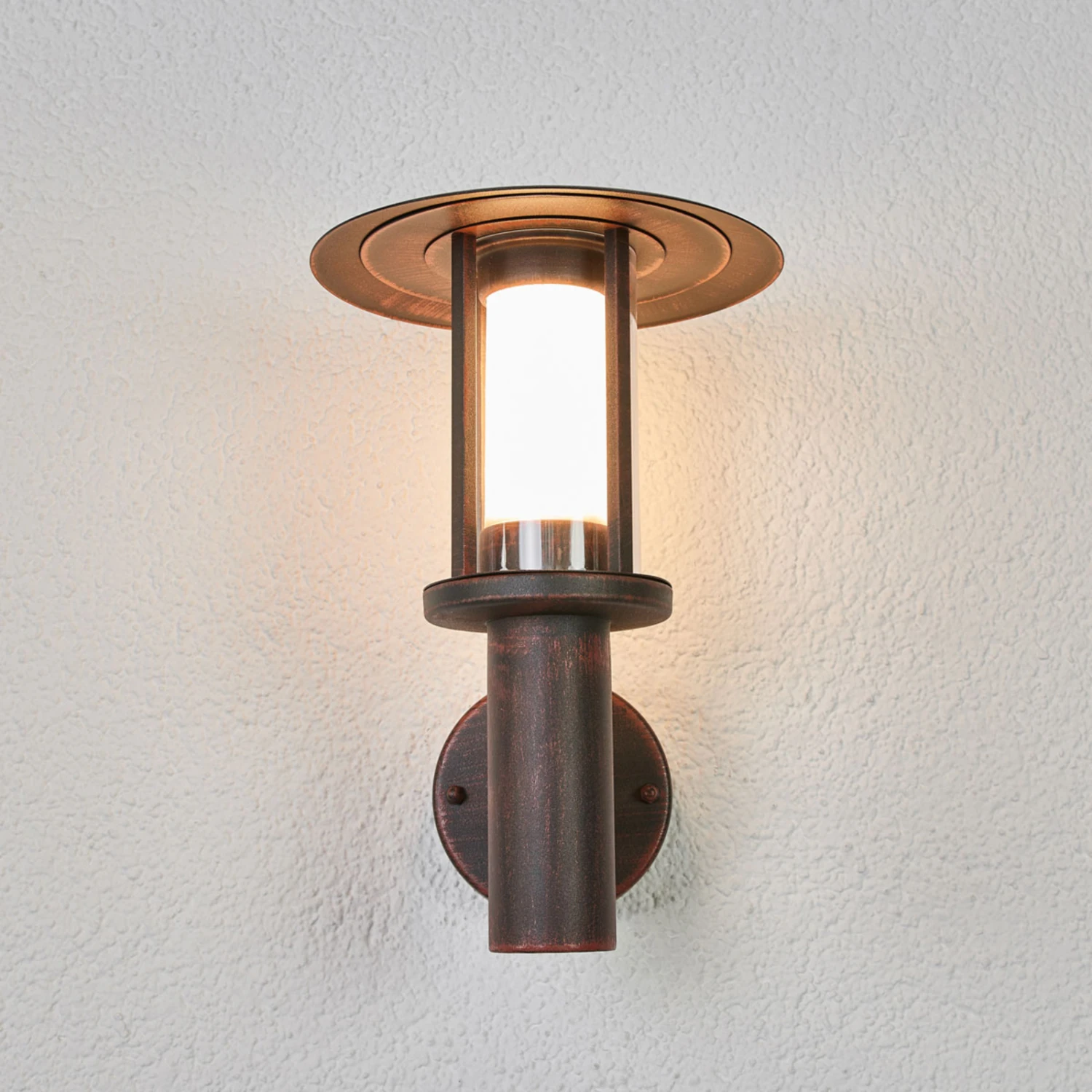 Rostfarbene LED-Außenwandlampe Pavlos 4 Rostfarbene LED-Außenwandlampe Pavlos – Bild 4