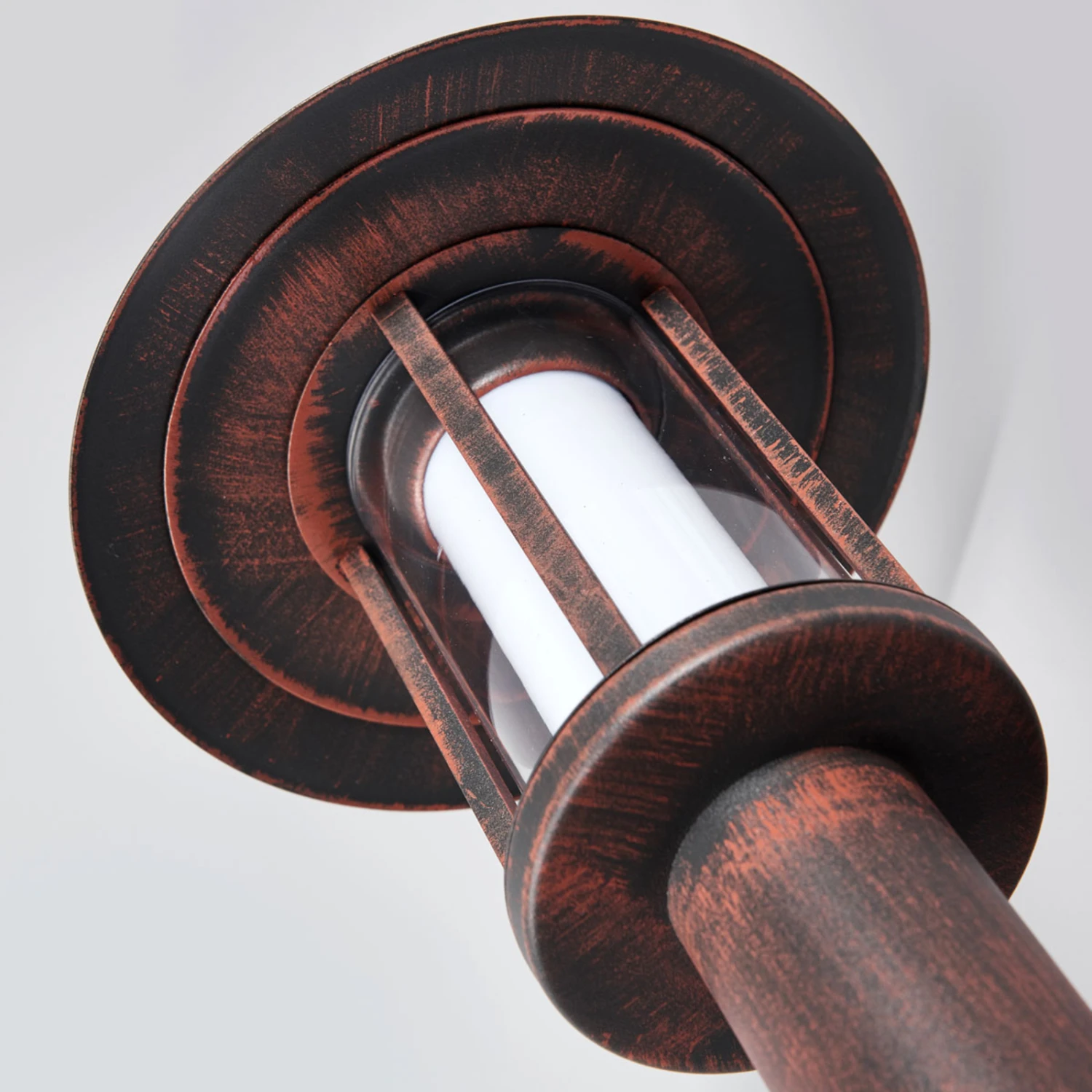 Rostfarbene LED-Außenwandlampe Pavlos 6 Rostfarbene LED-Außenwandlampe Pavlos – Bild 6