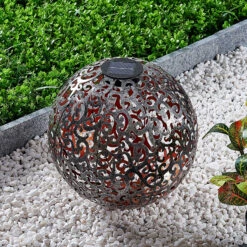 Lindby Eduta Ornament-LED-Solarleuchte Silber-gold -Paulmann Verkaufsgeschäft 9945352 2