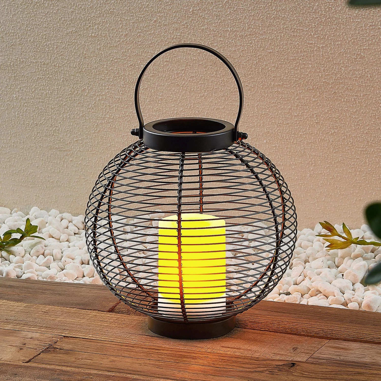 Lindby Mairuna LED-Solar-Laterne, Schwarz, 22,7 Cm 1 Lindby Mairuna LED-Solar-Laterne, Schwarz, 22,7 Cm