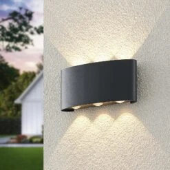 ELC Emirana LED-Außenwandleuchte, Anthrazit