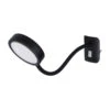 Lindby Toulin LED-Steckerleuchte, Flexarm, Schwarz