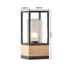 Lucande Enjan Außendeckenleuchte Aus Teakholz -Paulmann Verkaufsgeschäft 9969203 3