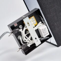 Lucande Schwarze Stoff-Wandlampe Rebekka Mit LED-Lesearm -Paulmann Verkaufsgeschäft 9976023 8