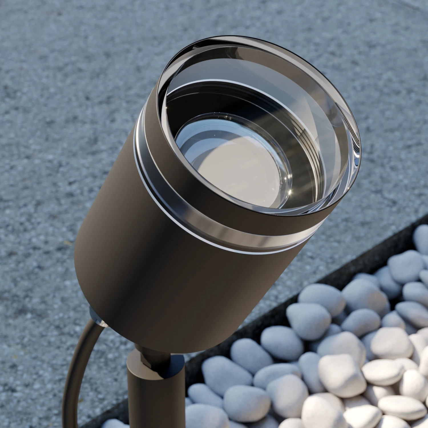 Lindby Margrit Erdspießstrahler, Dunkelgrau 3 Lindby Margrit Erdspießstrahler, Dunkelgrau – Bild 3