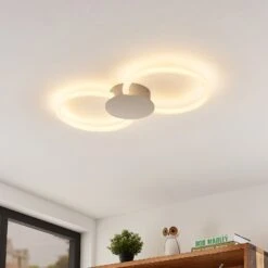 Lucande Clasa LED-Deckenleuchte, Zweiflammig